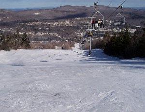 view of exhibition from area near top of ego alley lift