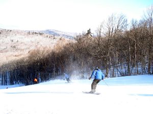photo of river run trail at mount snow