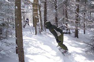 trials area on north face